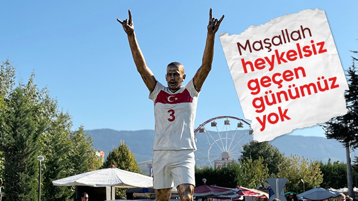 CHP’li Tanju Özcan, Merih Demiral’ın ‘bozkurt’ heykelini diktirdi