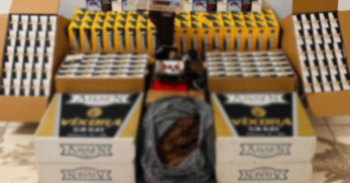 Samsun’da bir evde 75 bin makaron ele geçirildi