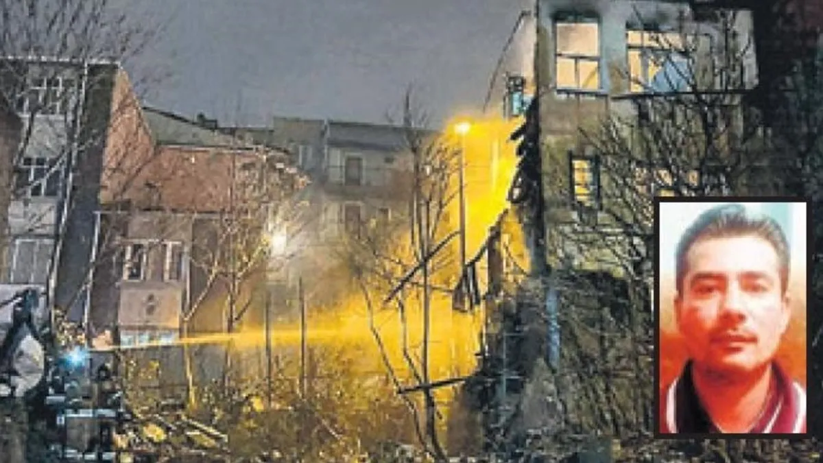 Metruk binada yangın: 1 ölü