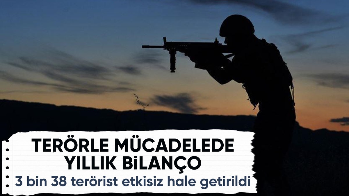 MSB yıllık bilançoyu açıkladı: 3 bin 38 terörist etkisiz hale getirildi