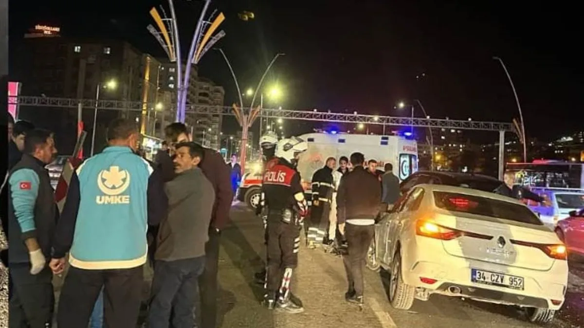 Şanlıurfa’da zincirleme trafik kazasında 4 kişi yaralandı